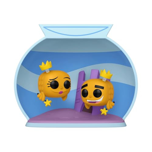 Funko Pop Moment: Fairly Odd Parents - Cosmo and Wanda as Goldfish -  Exclusive - Collectable Vinyl Figure -  Idea - Official Merchandise - Toys for Kids & Adults