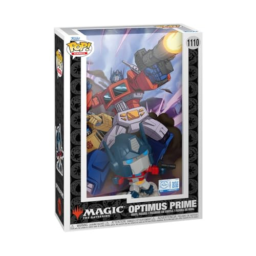 Funko Pop Comic Cover: Transformers X Magic The Gathering - Optimus Prime - Collectable Vinyl Figure -  Idea - Official Merchandise - Toys for Kids & Adults - Cartoon Fans