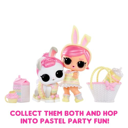 L.O.L. Surprise Pastel Party Collection Limited-Edition Doll with 6+ Surprises to UNbox Including Hops Bunny with Matching Easter Fashions and Accessories “ Great  for Kids Ages 4+