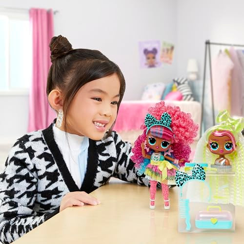 L.O.L. Surprise Tweens Surprise Swap Curls-2-Crimps Cora Fashion Doll with 20+ Surprises Including Styling Head and Fabulous Fashions and Accessories “ Great  for Kids Ages 4+