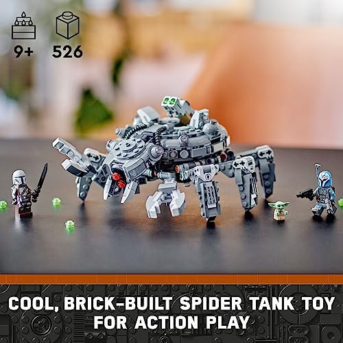 LEGO Star Wars Spider Tank Building Toy - Pretend Play Mech for Boys & Girls, Ages 9+ Years - Star Wars Toys for Fans - s for Kids - 75361