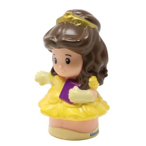 Little People Replacement Part for Fisher-Price Princess Castle Dollhouse Playset X6031 - Replacement Beauty and The Beast Belle Figure - Talking Castle Base