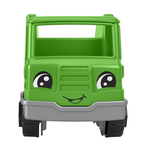 Little People Replacement Part for Fisher-Price Preschool Garbage Recycle Truck HPX88 - Replacement Green Garbage Recycling Truck