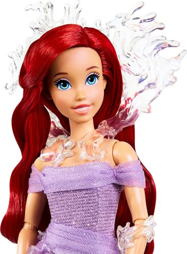 Mattel Disney Collector Ariel The Little Mermaid Doll with Display Stand, Inspired by Disney Movie 35th Anniversary