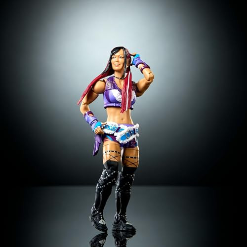 Mattel WWE Elite Action Figure & Accessories, Series #122 Set, 6-inch Collectible Iyo Sky with 25 Articulation Points & Swappable Hands