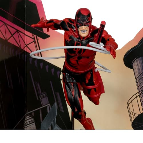 McFarlane Toys - Marvel Daredevil 1:10th Scale Collectible with Scene (Daredevil #600)