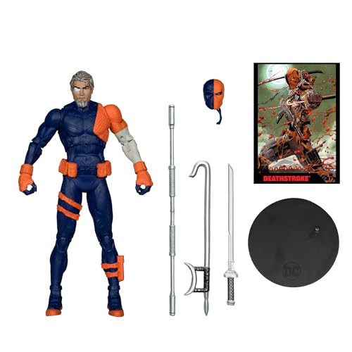 McFarlane Toys - DC Direct Page Punchers Deathstroke (DC Rebirth) 7in Figure with Comic