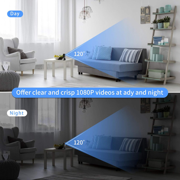 HD 1080p Body Camera Mini Spy Camera Hidden with PIR Motion Detector and Night Vision Small Nanny Cams Portable Indoor Video Cameras Home Security Surveillance Cam 60 Days Standby-(No WiFi) HD 1080p Body Camera Mini Spy Camera Hidden with PIR Motion Detector and Night Vision Small Nanny Cams Portable Indoor Video Cameras Home Security Surveillance Cam 60 Days Standby-(No WiFi)