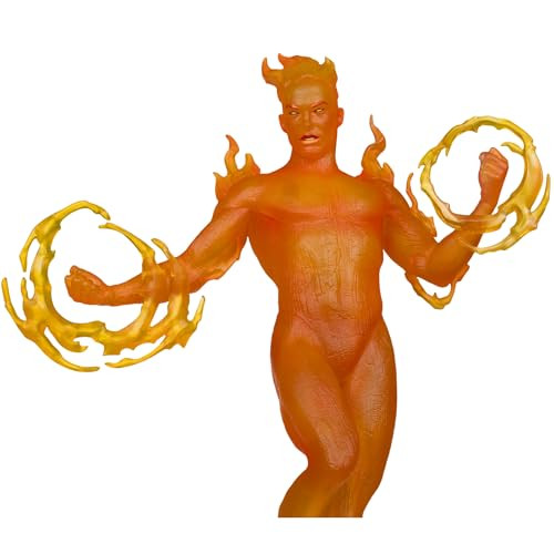 McFarlane Toys - Marvel Human Torch 1:6th Scale Collectible with Scene (Marvel 2-in-One #10)