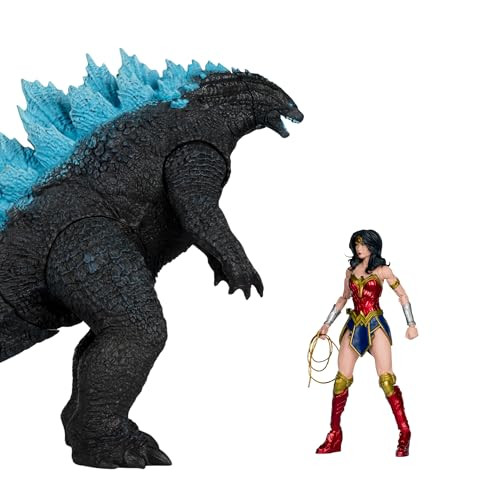 McFarlane Toys- DC Multiverse Wonder Woman vs. Godzilla (Justice League vs. Godzilla) 2pk