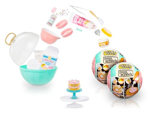 MGA's Miniverse Make It Mini from Scratch Series 1 (2 Pack), Mini Collectibles, Mystery Blind Packaging, DIY, Replica Food, NOT Edible, Collectors, 8+