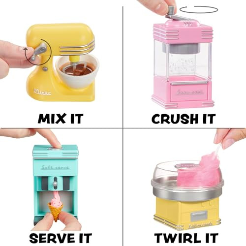 MGA's Miniverse - Make It Mini Appliances Series 2 Mini Collectibles, Mystery Blind Pack, DIY, Crafts, Resin Play, Kitchen Replica Food, NOT Edible, Collectors, 8+