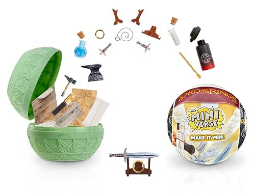 MGA's Miniverse Make It Mini The Lord of The Rings Mini Collectibles 2 Pack- MGA's Miniverse, Blind Packaging, DIY, Resin Play, Replicas, NOT Edible, Collectors, 8+