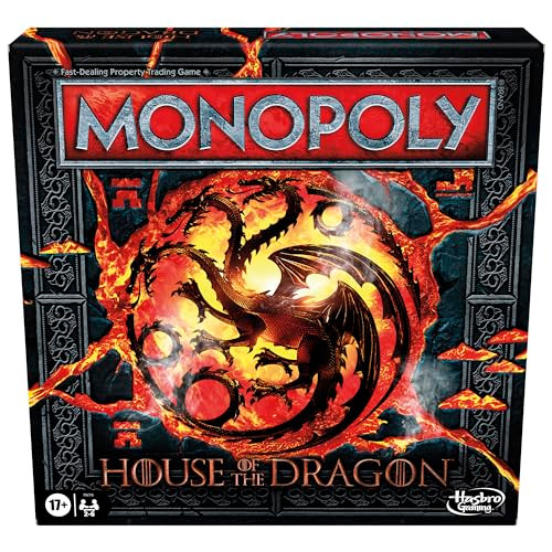 Monopoly House of the Dragon Edition Board Game  Based on the Hit TV Series  Ages 17 and Up  2 to 6 Players  Strategy Games ( Exclusive)