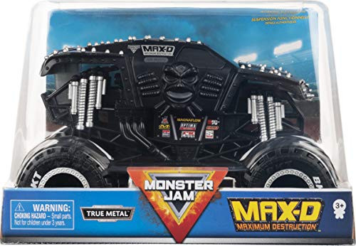 Monster Jam , Official Max-D Monster Truck, Collector Die-Cast Vehicle, 1:24 Scale
