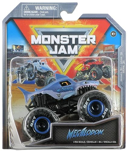 Monster Jam   Spin Master 1:64 Diecast Truck Series 31 Legacy Trucks Megalodon