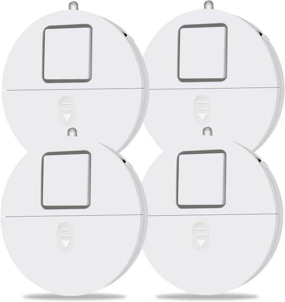 Window Alarm System 4-Pack - Ultra-Loud 120dB Alarms with Advanced Vibration Sensors - Window Security Alarms for Glass Break Detection - Features Low Battery LED Indicator Window Alarm System 4-Pack - Ultra-Loud 120dB Alarms with Advanced Vibration Sensors - Window Security Alarms for Glass Break Detection - Features Low Battery LED Indicator