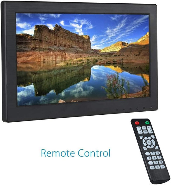 Eyoyo 12 Inch 16:9 Mini Tft Lcd Hdmi Hd Monitor Screen 1366X768 Resolution With Hdmi Vga Bnc Av Input For Pc Display