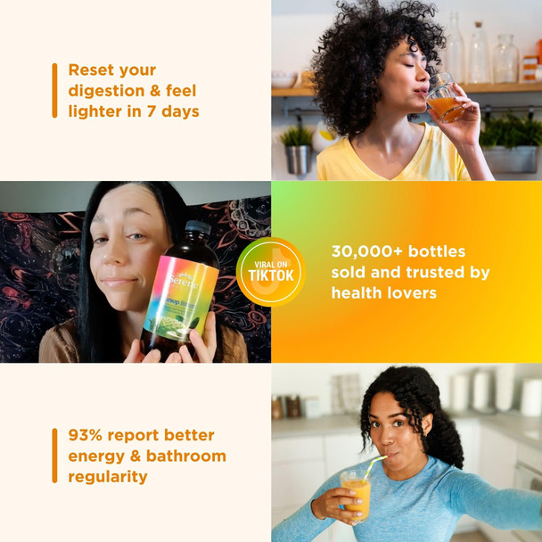 Serene Herbs Soursop Bitters Liquid – Organic Herbal Sour SOP Guanabana with Black Seed, Moringa, Irish Moss & Ginger – Gut Support, Energy & Immune Boost – Vegan, Non-GMO – Orange Flavor – 16 oz