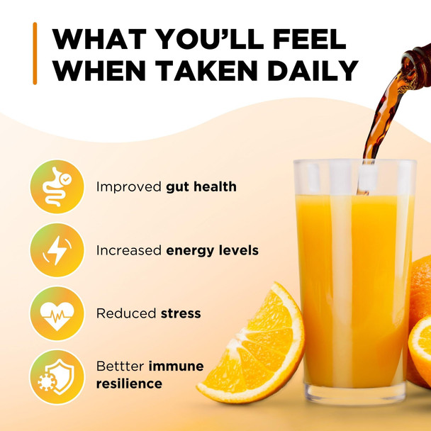 Serene Herbs Soursop Bitters Liquid – Organic Herbal Sour SOP Guanabana with Black Seed, Moringa, Irish Moss & Ginger – Gut Support, Energy & Immune Boost – Vegan, Non-GMO – Orange Flavor – 16 oz