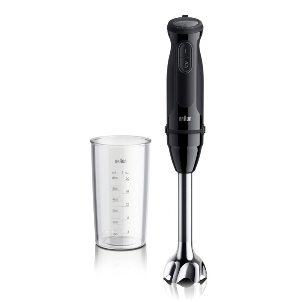 Braun Mq50001M Vario Hand Blender “ 21-Speed Handheld Immersion Blender With Powerbell Vplus Turboboost & Easyclick Systems Stainless Steel Blades Splashcontrol 500W Hand Blenders For Smoothies