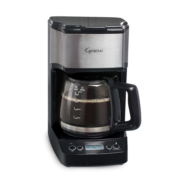 Capresso 5-Cup Mini Drip Coffee Maker Black And Stainless Steel