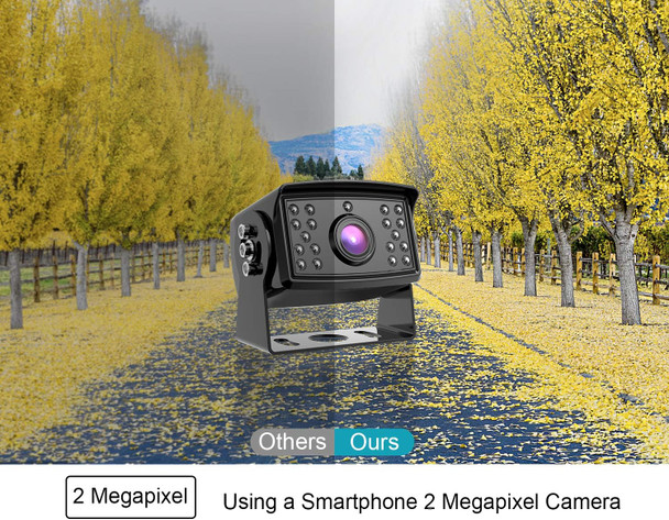 Fookoo Ⅱ HD 1080P 9" Wired Backup Camera System, 9-inch DVR Dual Split Screen Monitor, IP69 Waterproof Rear View Camera for Truck/Trailer/Box Truck/RV, Loop Record, Parking Lines (DY912) Fookoo Ⅱ HD 1080P 9" Wired Backup Camera System, 9-inch DVR Dual Split Screen Monitor, IP69 Waterproof Rear View Camera for Truck/Trailer/Box Truck/RV, Loop Record, Parking Lines (DY912)