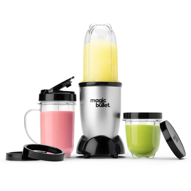 Magic Bullet Blender Small Silver 11 Piece Set