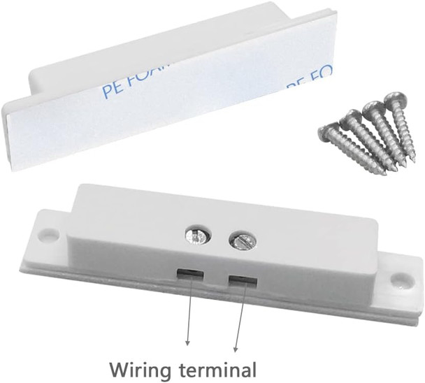 10 Sets Pack of Wired Surface Mounted Alarm Magnetic Contacts Door Window Reed Switch Sensor with Double Side Tape 10 Sets Pack of Wired Surface Mounted Alarm Magnetic Contacts Door Window Reed Switch Sensor with Double Side Tape