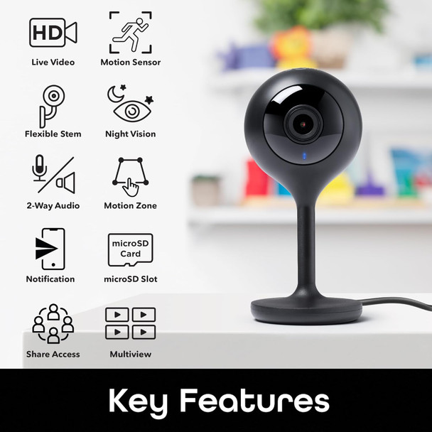 Geeni LOOK Indoor Smart Security Camera, 1080p HD Surveillance with 2-Way Talk and Motion Detection, Works with Alexa and Google Assistant, No Hub Required (1 Pack) Geeni LOOK Indoor Smart Security Camera, 1080p HD Surveillance with 2-Way Talk and Motion Detection, Works with Alexa and Google Assistant, No Hub Required (1 Pack)