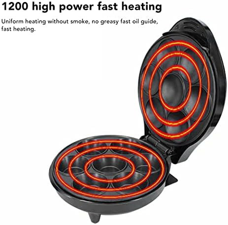 Wahalaa Housewares Cake Maker 110V Us Plug 1200W 7 Holes Black Housewares Cake Maker Cup Cake Maker7 Holeshousewares Cake Maker