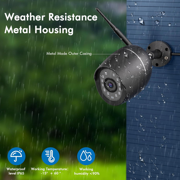 1080P Original Wired Outdoor Security Camera, Full Metal Case 2.4G WiFi Home Security Camera Outdoor with Motion Detection, 2-Way Audio, Night Vision, Plug-in Power (2Pack) 1080P Original Wired Outdoor Security Camera, Full Metal Case 2.4G WiFi Home Security Camera Outdoor with Motion Detection, 2-Way Audio, Night Vision, Plug-in Power (2Pack)