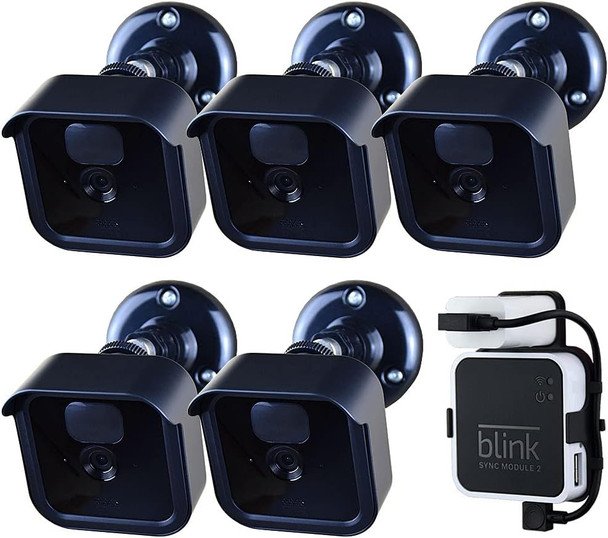 3rd Gen Blink Outdoor Camera Mount Bracket with Outlet Wall Mount for Blink Sync Module 2 for Blink Outdoor Camera System (Blink Camera Not Include) 5PACK 3rd Gen Blink Outdoor Camera Mount Bracket with Outlet Wall Mount for Blink Sync Module 2 for Blink Outdoor Camera System (Blink Camera Not Include) 5PACK