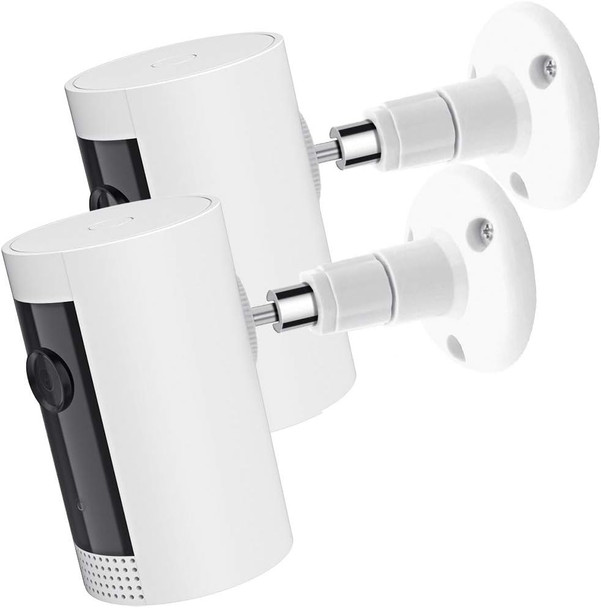 Wall Mount for Ring Indoor Cam and Ring Stick Up Cam, 360 Degree Adjustable Mount Bracket for Ring Camera Outdoor Indoor Security Camera System(2 Pack) Wall Mount for Ring Indoor Cam and Ring Stick Up Cam, 360 Degree Adjustable Mount Bracket for Ring Camera Outdoor Indoor Security Camera System(2 Pack)
