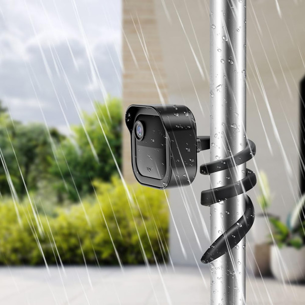 All-New Flexible Twist Mount Compatible with Blink Outdoor (4th &3rd Gen), Weatherproof Protective Housing with Blink Sync Module Wall Mount (Black)