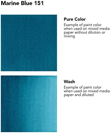 Daler-Rowney Fw Acrylic Ink Bottle Marine Blue - Versatile Acrylic Drawing Ink For Artists And Students - Permanent Calligraphy Ink - Archival Ink For Illustrating And More