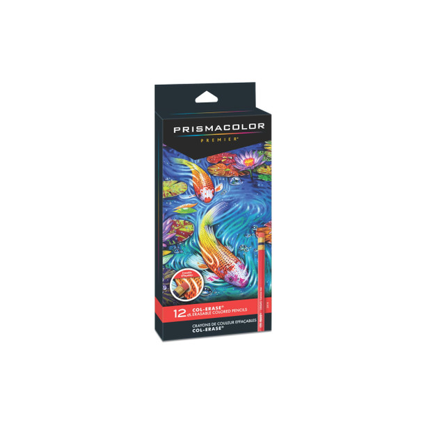 Prismacolor Col-Erase Erasable Colored Pencils, Adult Coloring, 12 Pack