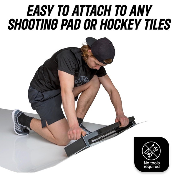 Better Hockey Extreme Dryland Flooring Tiles - Synthetic Ice Panels for Hockey, Professional Quality Training Aid for Shooting, Passing and Stickhandling