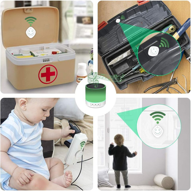 Toddler Door Alarm, Door Alarms for Kids Safety, Doorbell Chime Kits with 14 Melodies 3 Volume Levels Mute Mode LED Flash for Home Child Elderly Patients Disabled Pets, 4 Detectors 1 Receiver Toddler Door Alarm, Door Alarms for Kids Safety, Doorbell Chime Kits with 14 Melodies 3 Volume Levels Mute Mode LED Flash for Home Child Elderly Patients Disabled Pets, 4 Detectors 1 Receiver