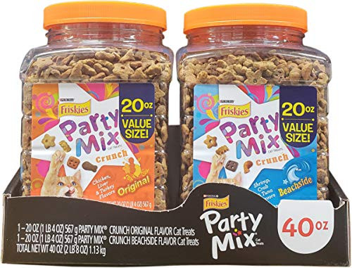 Aonelas Friskies Party Mix (2 Pack/20 Oz Net Wt 40 Oz)