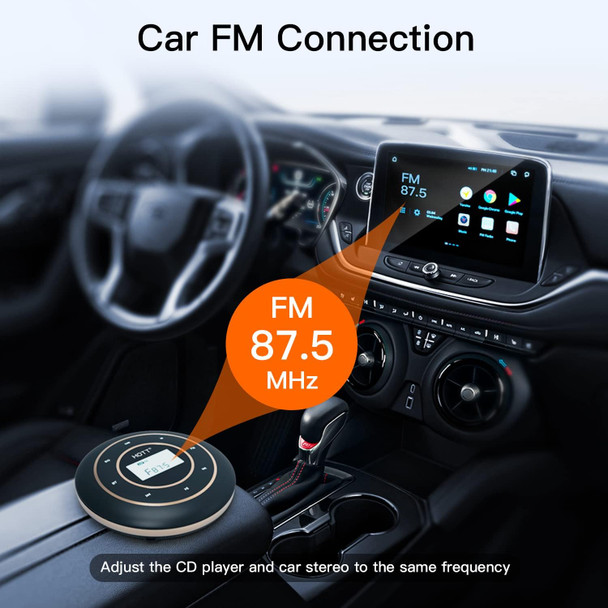 HOTT C105 Portable CD Player for Car with Bluetooth and FM Transmitter Rechargeable Compact CD Player with Touch Button Backlight Display for Home HOTT C105 Portable CD Player for Car with Bluetooth and FM Transmitter Rechargeable Compact CD Player with Touch Button Backlight Display for Home