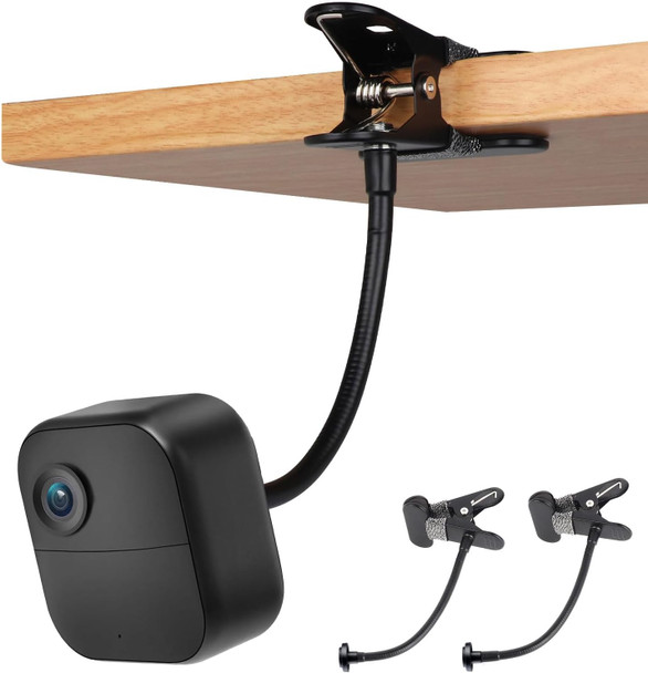 iTODOS 2 Pack Flexible Clip Clamp Mount Compatible with Blink Outdoor 4 (4th Gen)/(3rd Gen) XT3/Blink XT/XT2/Mini,8 inches Gooseneck Arm,Attach Your Blink Camera Wherever You Like Without Any Tools iTODOS 2 Pack Flexible Clip Clamp Mount Compatible with Blink Outdoor 4 (4th Gen)/(3rd Gen) XT3/Blink XT/XT2/Mini,8 inches Gooseneck Arm,Attach Your Blink Camera Wherever You Like Without Any Tools