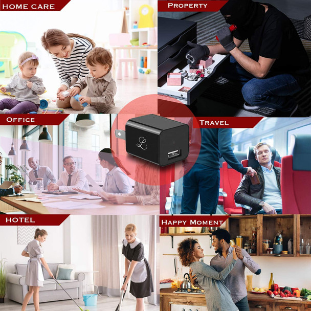 Spy Camera Security Nanny Cam Hidden Motion Detection 1080P Full Hd Wi-Fi Remote *** Wi-Fi