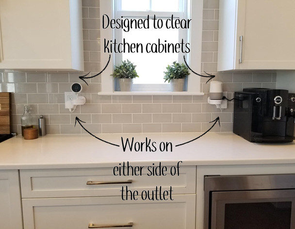 Mount Genie Smart Home Outlet Shelf: Hidden Cord Storage and Extra Custom Short Cords Great for Google Home, Nest, Security Cameras, Smart Speakers, and More Mount Genie Smart Home Outlet Shelf: Hidden Cord Storage and Extra Custom Short Cords Great for Google Home, Nest, Security Cameras, Smart Speakers, and More