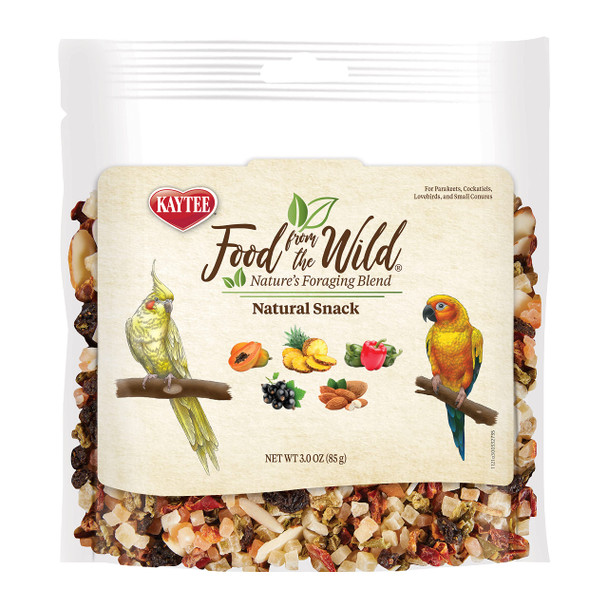 Kaytee Food From The Wild Natural Snack Food Treats For Pet Birds 3 Oz