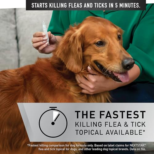 Nextstar Flea And Tick Prevention For Dogs Repellent Treatment And Control Fast Acting Waterproof Topical Drops For Small Medium And Large Dog And Puppies 3 Monthly Doses