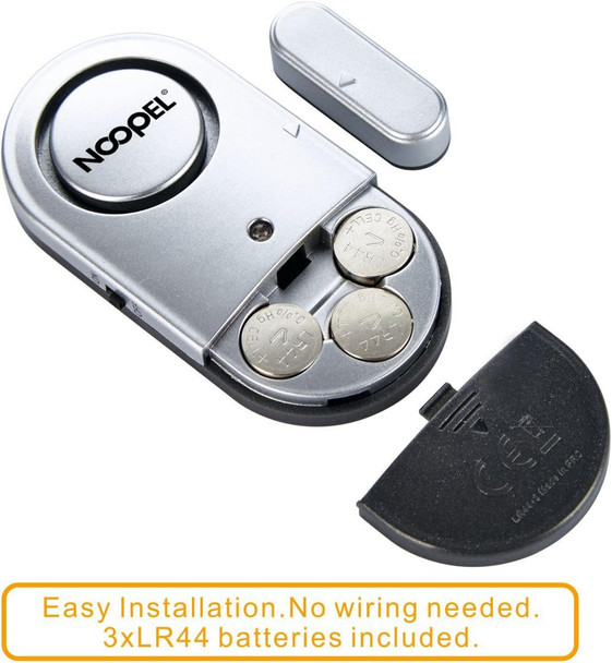 Door Alarms When Opened, 4 Pack Noopel 120DB Loud Pool Alarms for Doors, Window Alarm Sensors for Kids Safety, Burglar Entry Alert for Home Security Door Alarms When Opened, 4 Pack Noopel 120DB Loud Pool Alarms for Doors, Window Alarm Sensors for Kids Safety, Burglar Entry Alert for Home Security