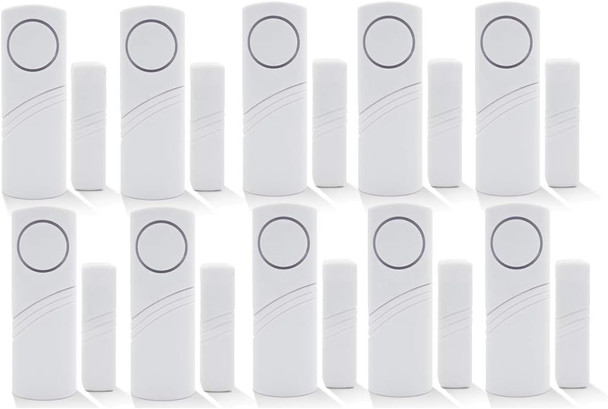 Home Security Alarm System DIY Kit - Magnetic Sensor - Guardian Protector - Window Glass Vibration Security Burglar Alarm for Homes, Cars, Sheds, Caravans, Motorhomes - Price Xes (Set of 10) Home Security Alarm System DIY Kit - Magnetic Sensor - Guardian Protector - Window Glass Vibration Security Burglar Alarm for Homes, Cars, Sheds, Caravans, Motorhomes - Price Xes (Set of 10)