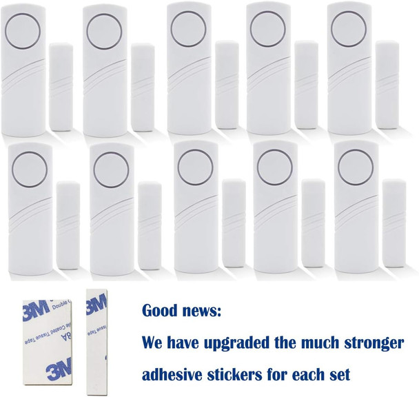 Home Security Alarm System DIY Kit - Magnetic Sensor - Guardian Protector - Window Glass Vibration Security Burglar Alarm for Homes, Cars, Sheds, Caravans, Motorhomes - Price Xes (Set of 10) Home Security Alarm System DIY Kit - Magnetic Sensor - Guardian Protector - Window Glass Vibration Security Burglar Alarm for Homes, Cars, Sheds, Caravans, Motorhomes - Price Xes (Set of 10)