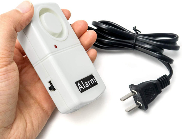 QWORK Power Failure Alarm, Automatic Power Cut Failure Outage Alarm 120db LED Indicator Smart Warning Siren Power by 9V Battery (NOT Included), Plug 220V QWORK Power Failure Alarm, Automatic Power Cut Failure Outage Alarm 120db LED Indicator Smart Warning Siren Power by 9V Battery (NOT Included), Plug 220V